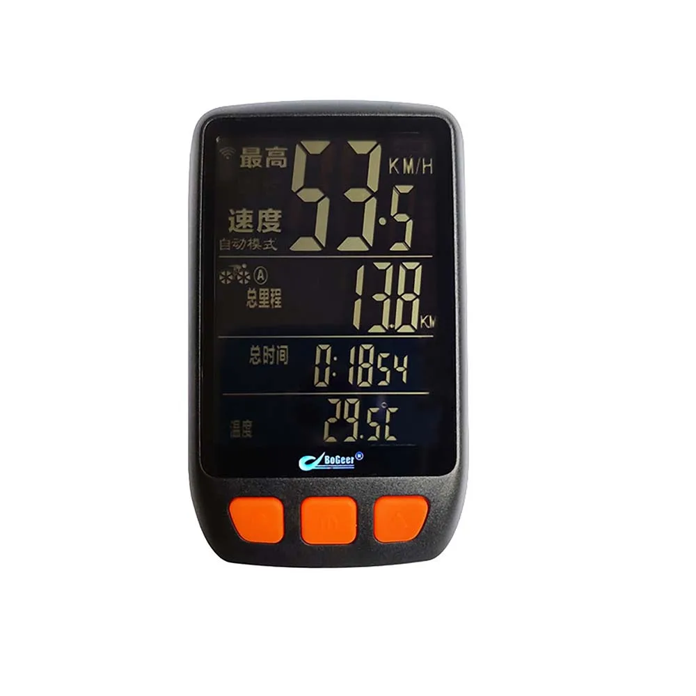 Waterproof Bicycle Computer Wireless Code Table Speed Counter Touch Screen Ride Odometer Cycling Speedometer for Bicycle Motorcy