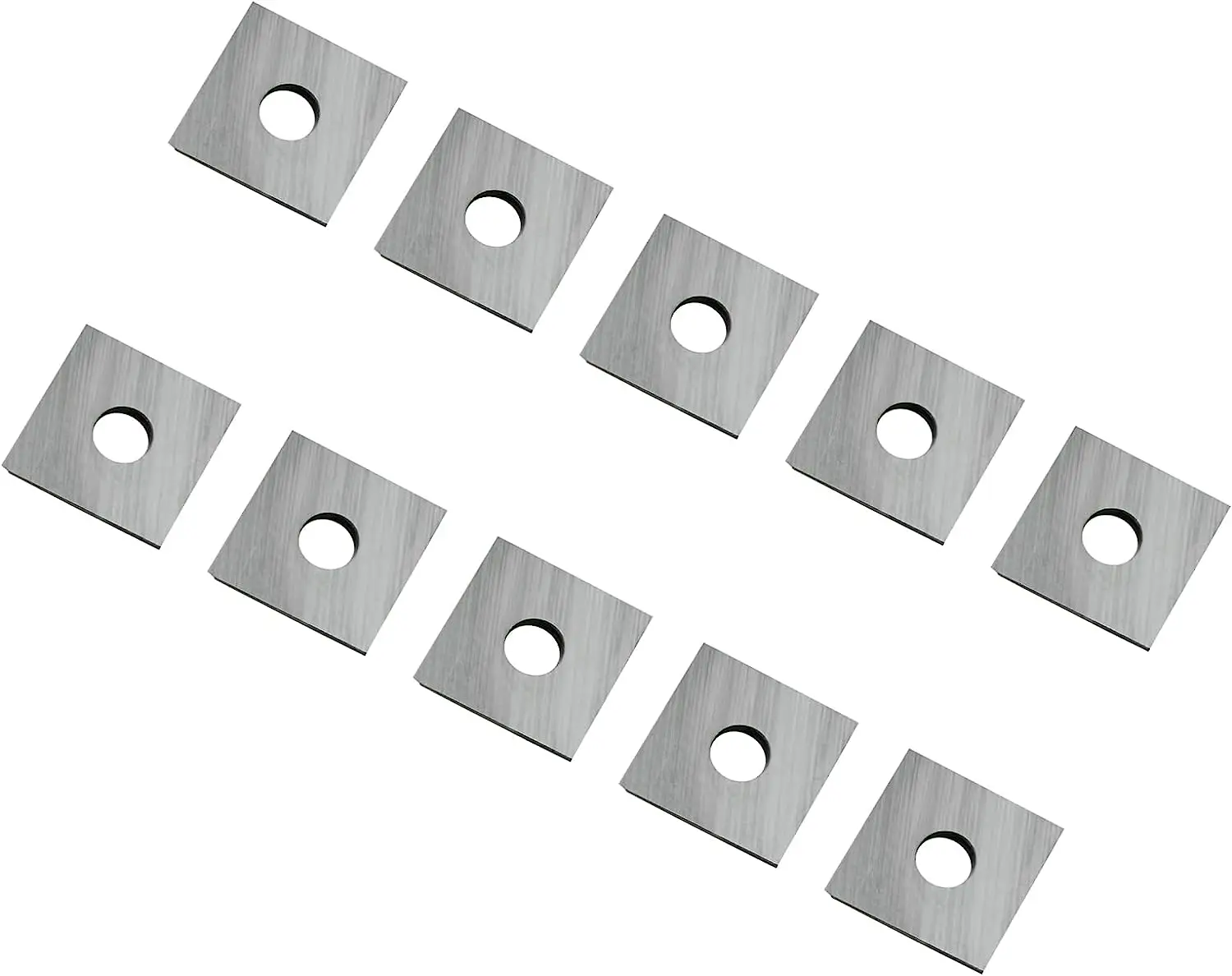 FOXBC 10pcs 12mm Square Carbide Inserts 12x12x1.5mm for Amana, BINSTAK Spoilboard Surfacing Router Bit