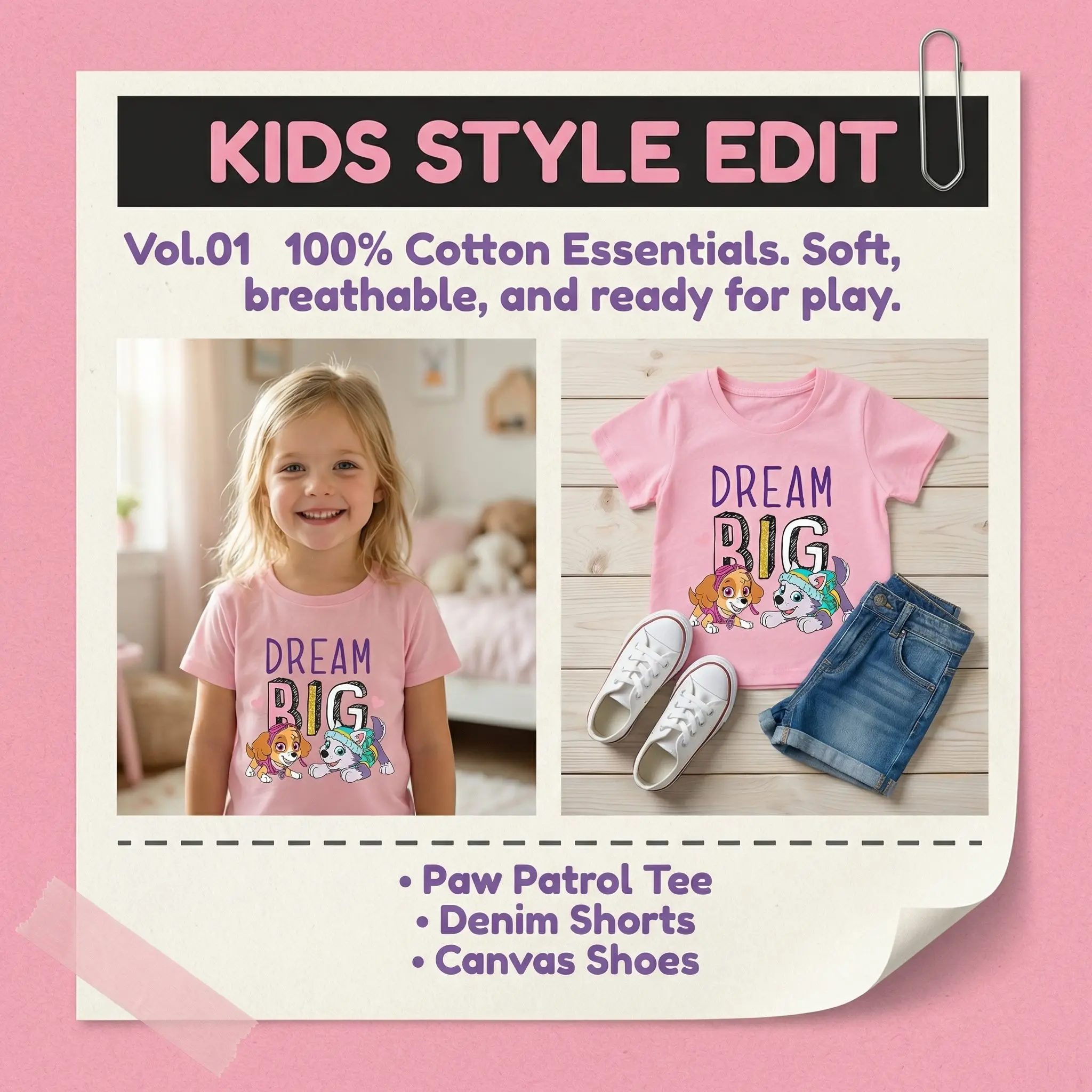 Paw Patrol Skye et Everest T-s - Summer Everest Clothing avis et prix