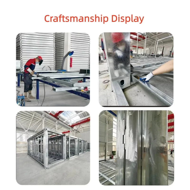 Villa prefabbricata personalizzata all'ingrosso Casa pieghevole Contenitore Casa Contenitore Casa Case personalizzate private prefabbricate