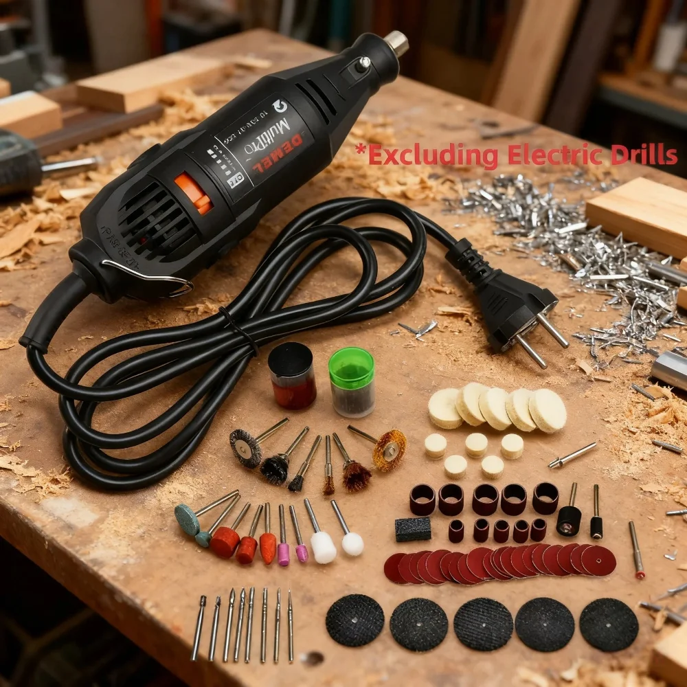 40pcs Mini Electric Drill Multi Rotary Tool Accessories Grinding Polishing Kits Grinder Head For Sanding Grinding Polishing