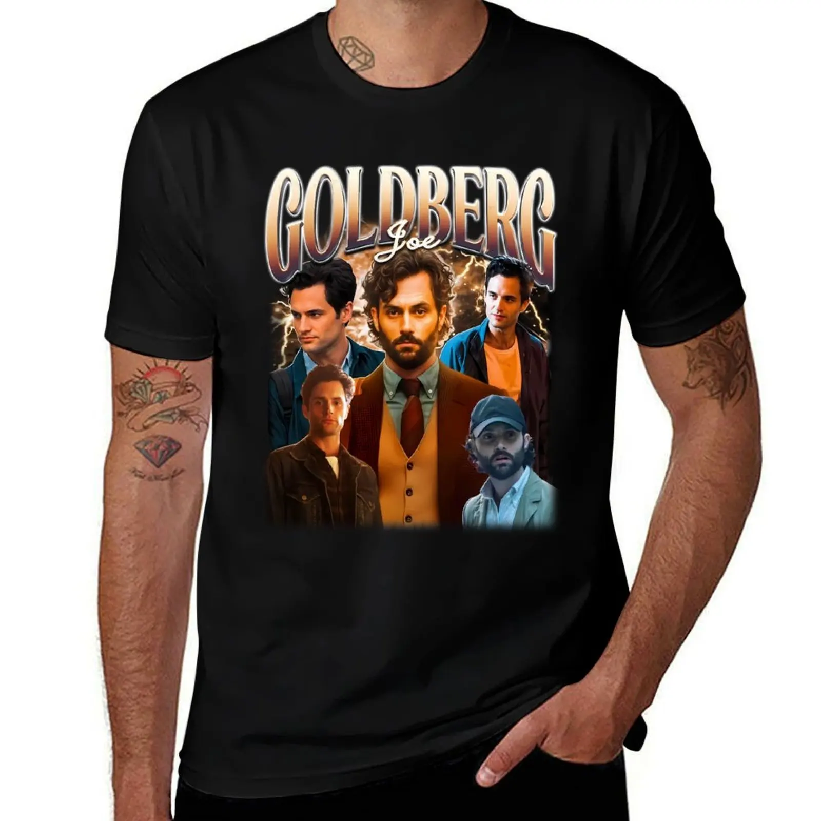 

Joe Goldberg Vintage T-Shirt man t shirt hippie clothes rapper graphic tees luxury clothes men