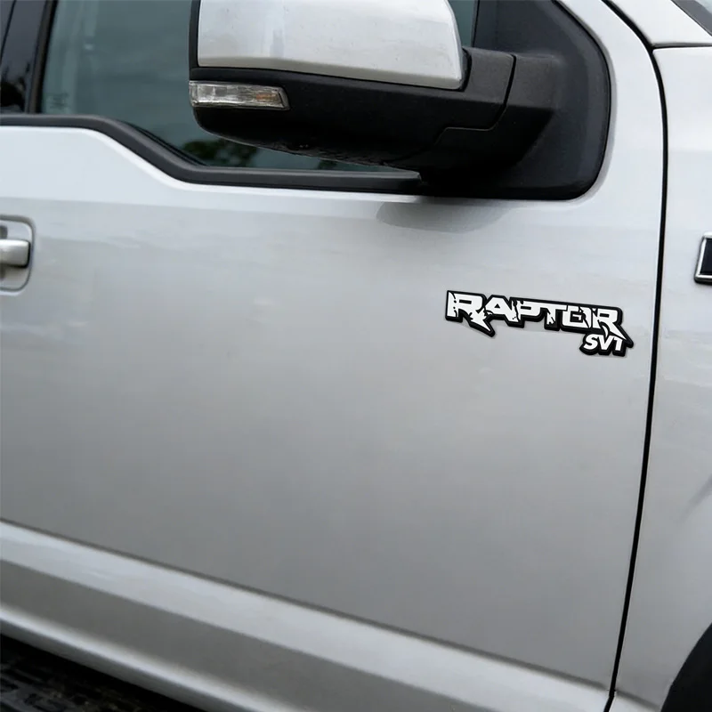 3D Metal RAPTOR SVT Car Body Sticker For Ford Focus Winged Tiger, Mustang Raptor Modification Accessories