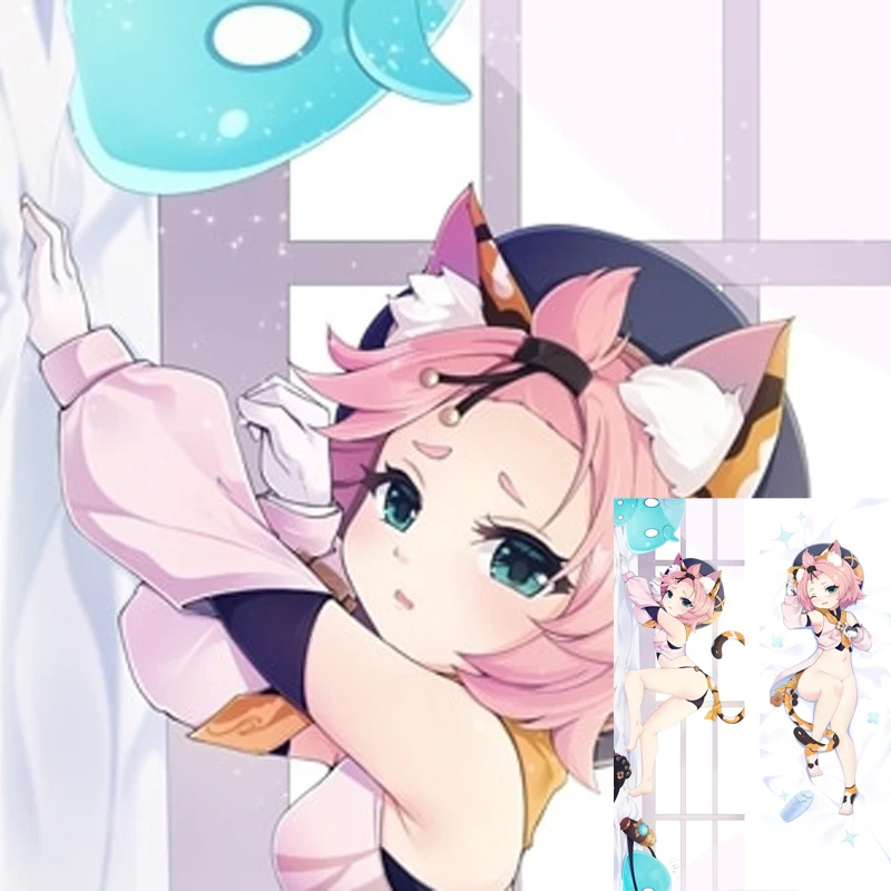 

Dakimakura Anime Diona 2 Side Printed Hugging Pillowcase Cushion Bedding Decor Pillow Cover
