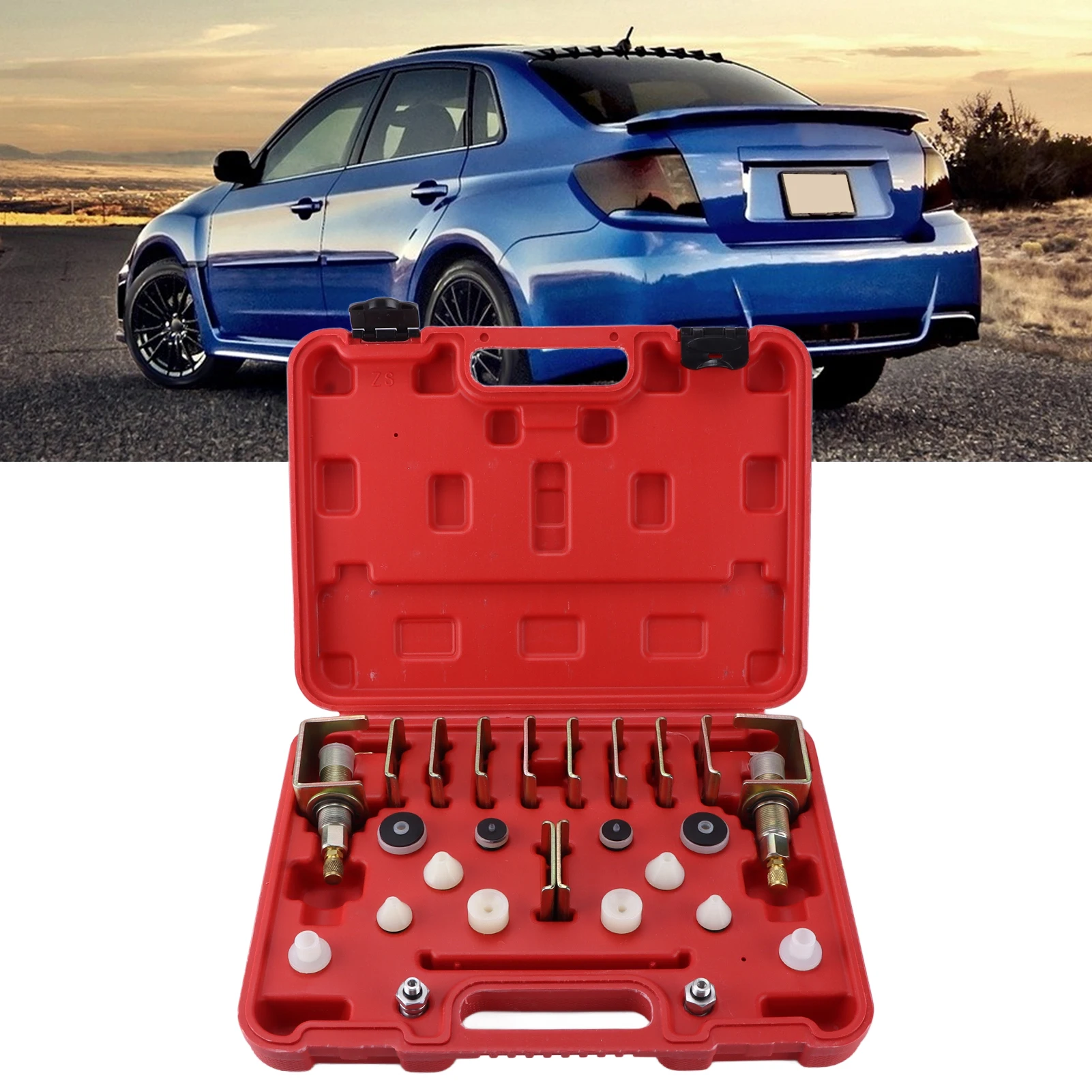 New Car Air Conditioning Leak Test Car Air Conditioning Leakage Detection Tools Kit Aluminum Universal for Automotive Repairing