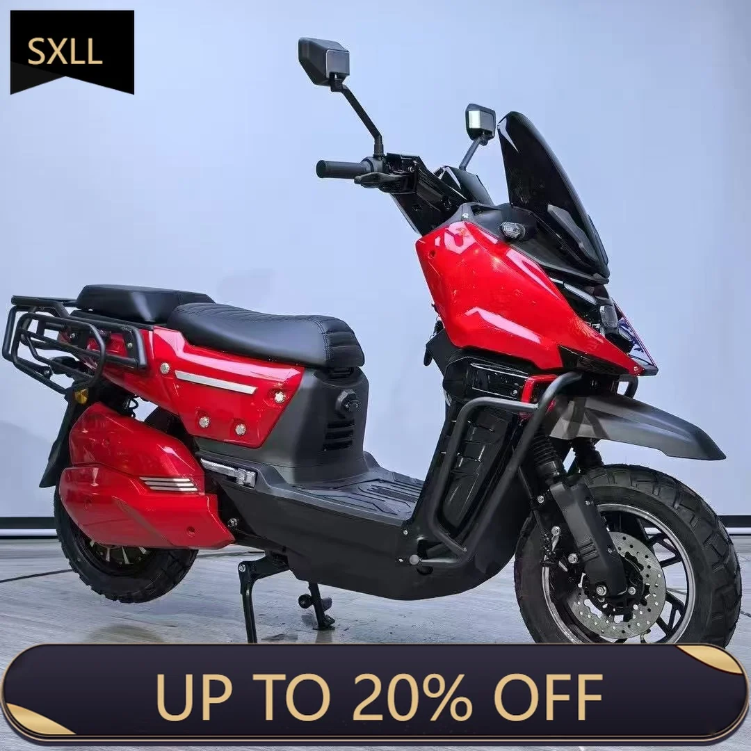SXLL Super Cub 2000W Electric Moped Ultra-Long Range 300km 72V 150a Electric Scooter for City Riding 72V 150a Electric Motorcycl