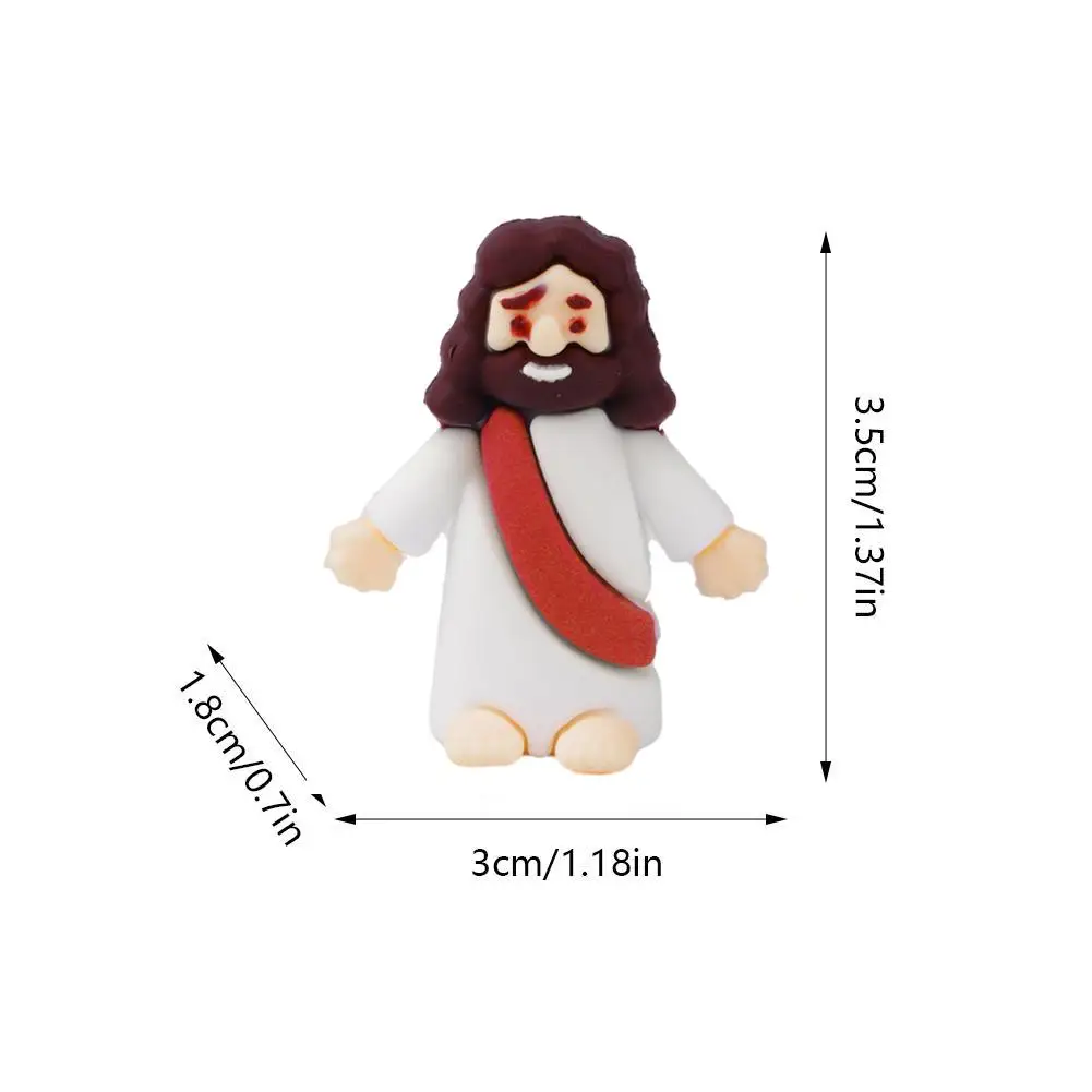 1 قطعة تمثال يسوع الصغير عيد الفصح الديكور يسوع اللعب الشكل المسيح المخلص الديني يسوع دمية عيد الفصح لوازم لعبة المنزل