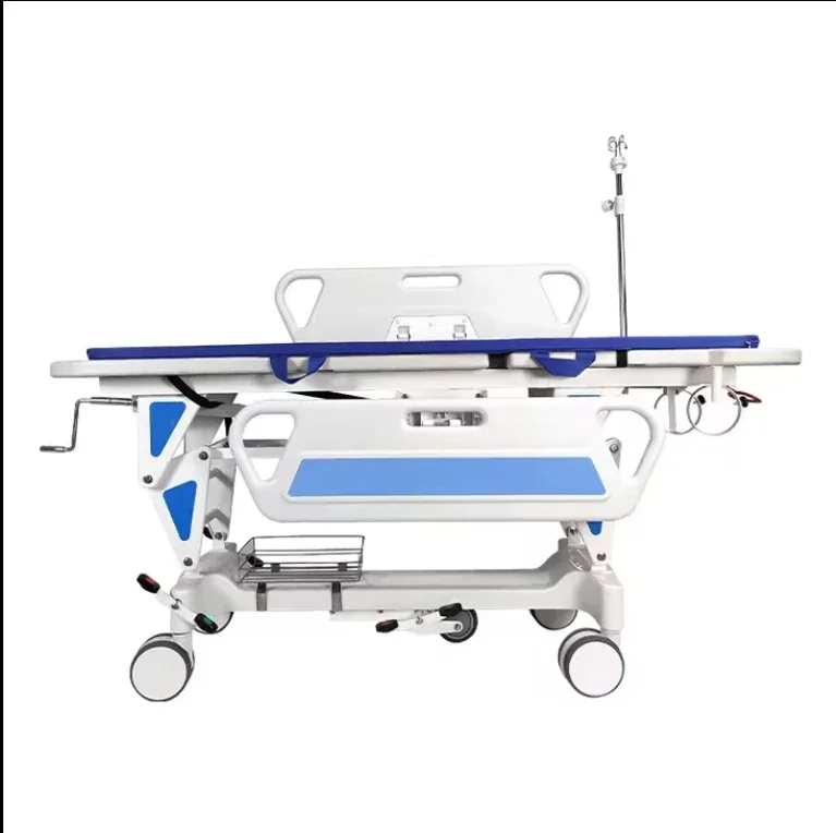 

Factory Wholesale Medical Transport Stretcher Transfer Trolley Hospital Bed For Emergency