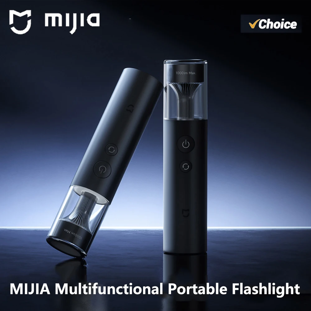 MIJIA Multifunctional Portable Flashlight， Lightweight And Portable，30H Ultra-long Battery Life，1000 Lumens Strong Light -CN