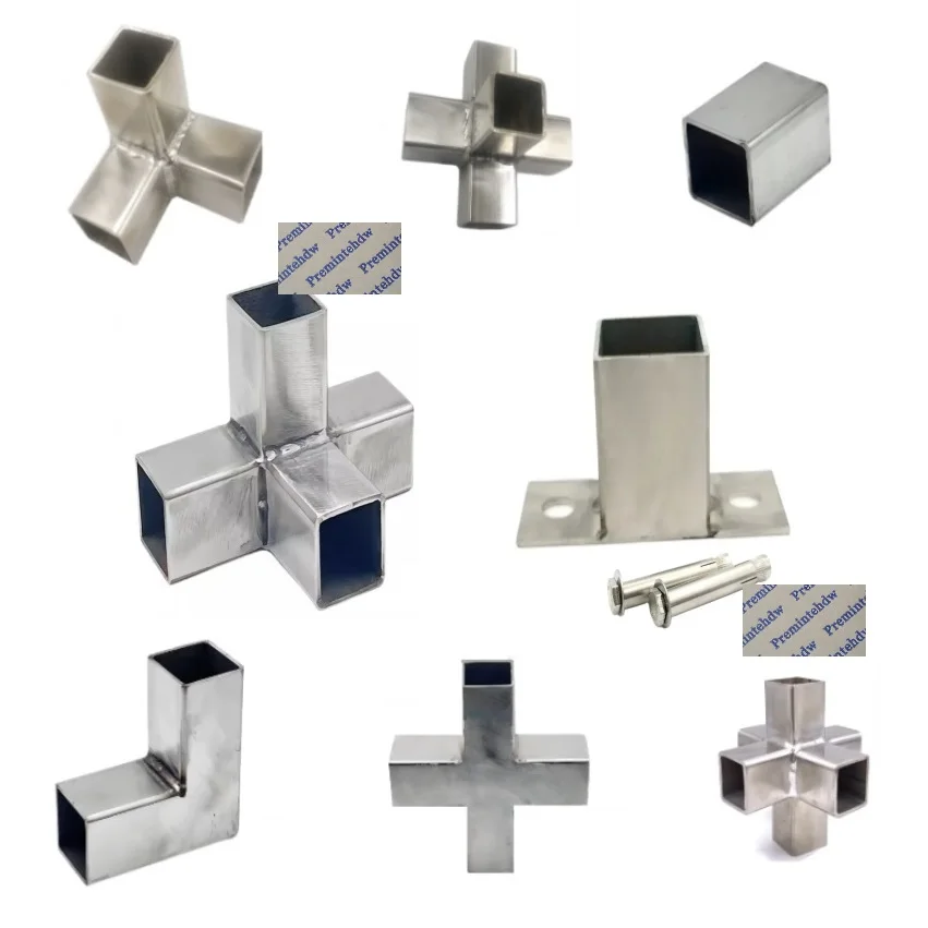 2pcs-304-stainless-steel-welded-square-25-25mm-rail-fittings-connector-l-elbow-t-cross-joint