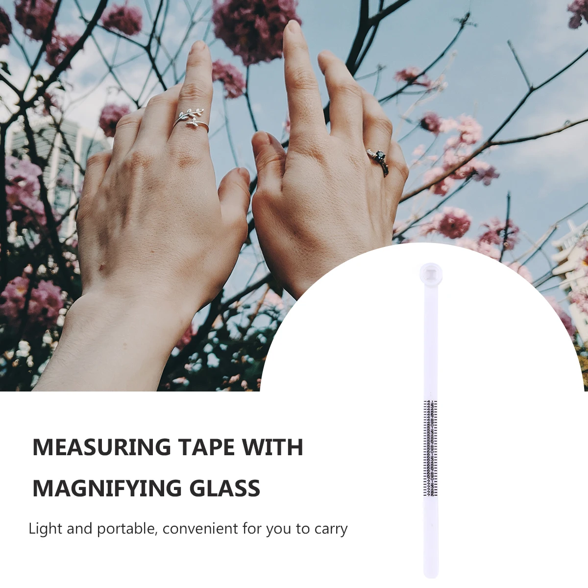 

Инструмент для измерения размера колец, измерительный прибор для колец M, увеличительный пластиковый размер ювелирных изделий, точная прозрачная печать, портативный, легкий вес