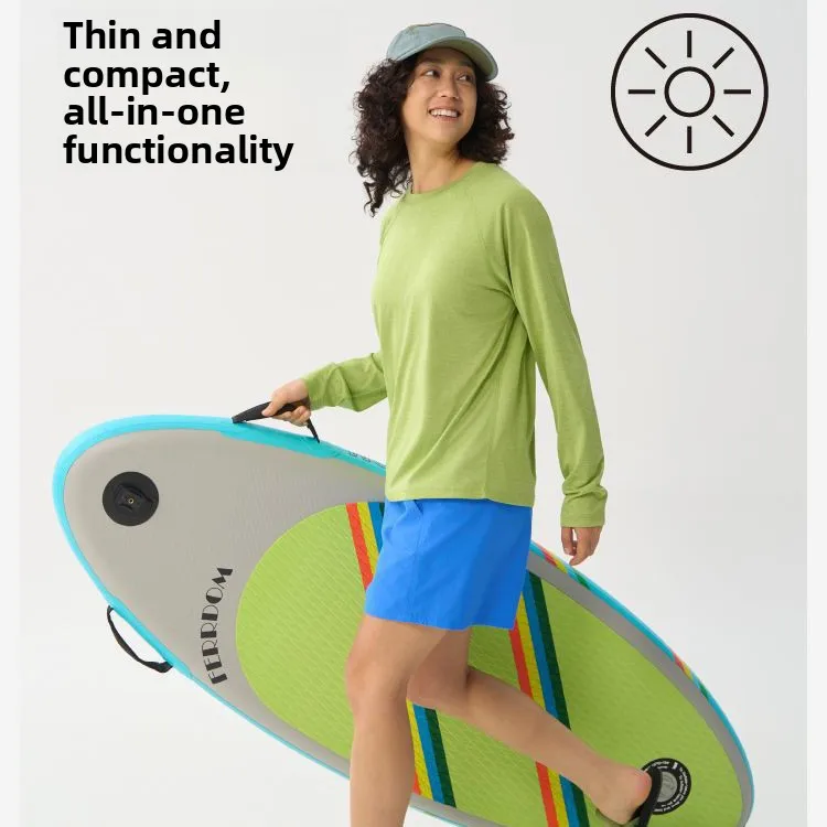 Quick Dry Long Sleeve T-Shirt for Women Outdoor Sports Moisture Wicking Breathable UV Protection Cool Feeling Fast Drying Top