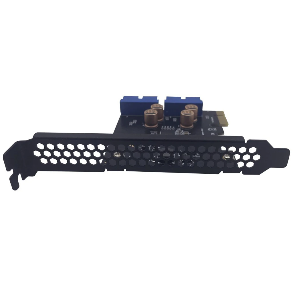 PCIe zu Dual 19-Pin USB 3.0 interne Erweiterungskarte, PCI-E x1/x4/x8/x16 zu 2 x USB 3.0 Frontpanel-Anschluss, Plug & Play – Detail 3