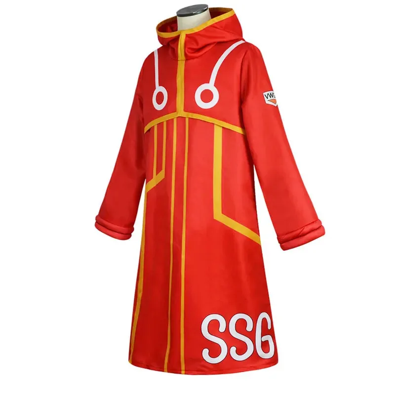 Bambini Adulti Rufy Cosplay Fantasia Future Abiti Anime One Cosplay Pezzi Costume Uomo Halloween Carnevale Abiti da festa