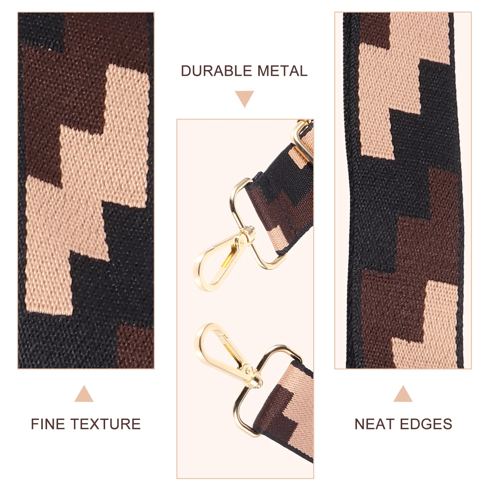 حقيبة يد أنيقة مقاومة للاهتراء سلسلة DIY محفظة حزام حقيبة الزخرفية ملحق دائم للإزالة محفظة حزام حقيبة سلسلة