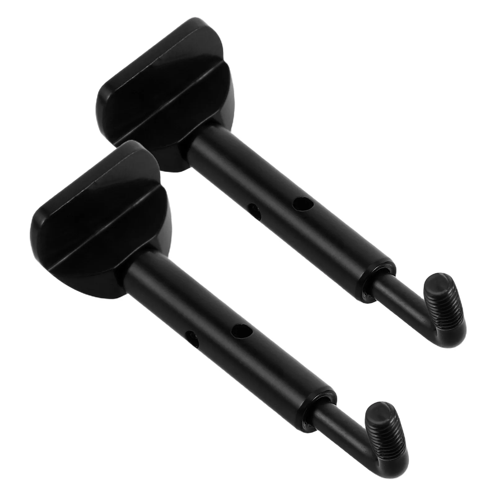 

2 Pcs Violin Chin Rest Screws Half Section Metal Clamp Cheek Positive and Negative for