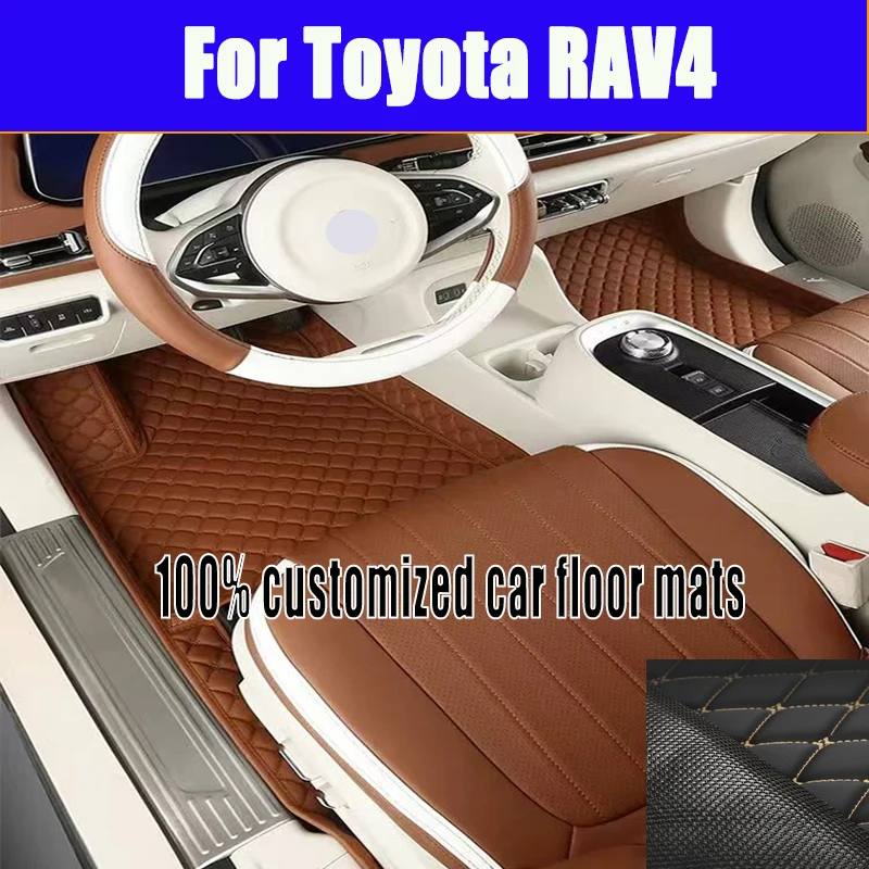 

Автомобильный коврик на заказ для Toyota RAV4 2009 2010 2011 2012 2013, автомобильный коврик, полный комплект, водонепроницаемые аксессуары