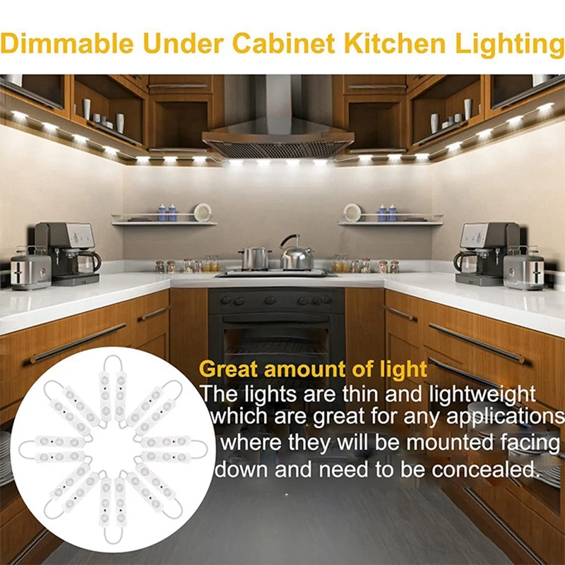 Self-Adhesive LED Cabinet Lights Wardrobe Lights Touch-Sensitive Atmosphere Lights LED Vanity Lights For Mirror