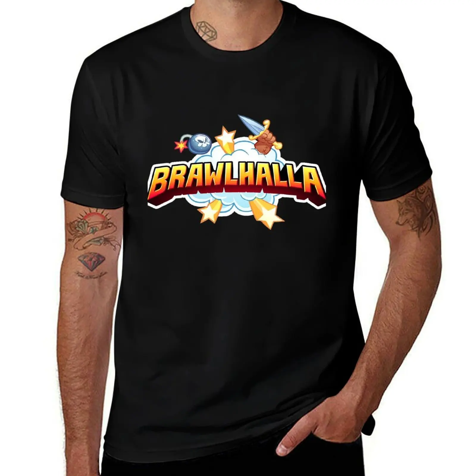 Brawlhalla bum T-Shirt Light Athletic Short Sleeve Tee Shirt T-Shirt