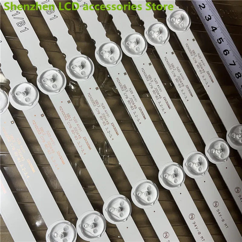 100% NIEUWE 630mm LED Backlight Strip voor LG 32LN541V 32LN540V 32LN541U 6916L-1437A 6916L-1438A 6916L-1204A 6916L-1426A 7LED 3 V