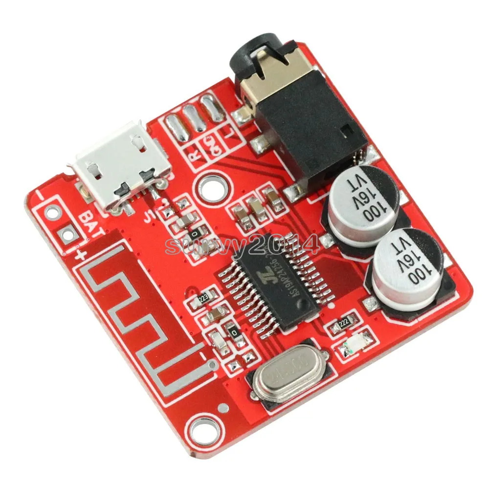 Mini MP3 Bluetooth 4.1 Lossless Decoder Stereo Output Board Car Speaker Amplifier Micro Usb Module Circuit Board Module 3.7V 5V