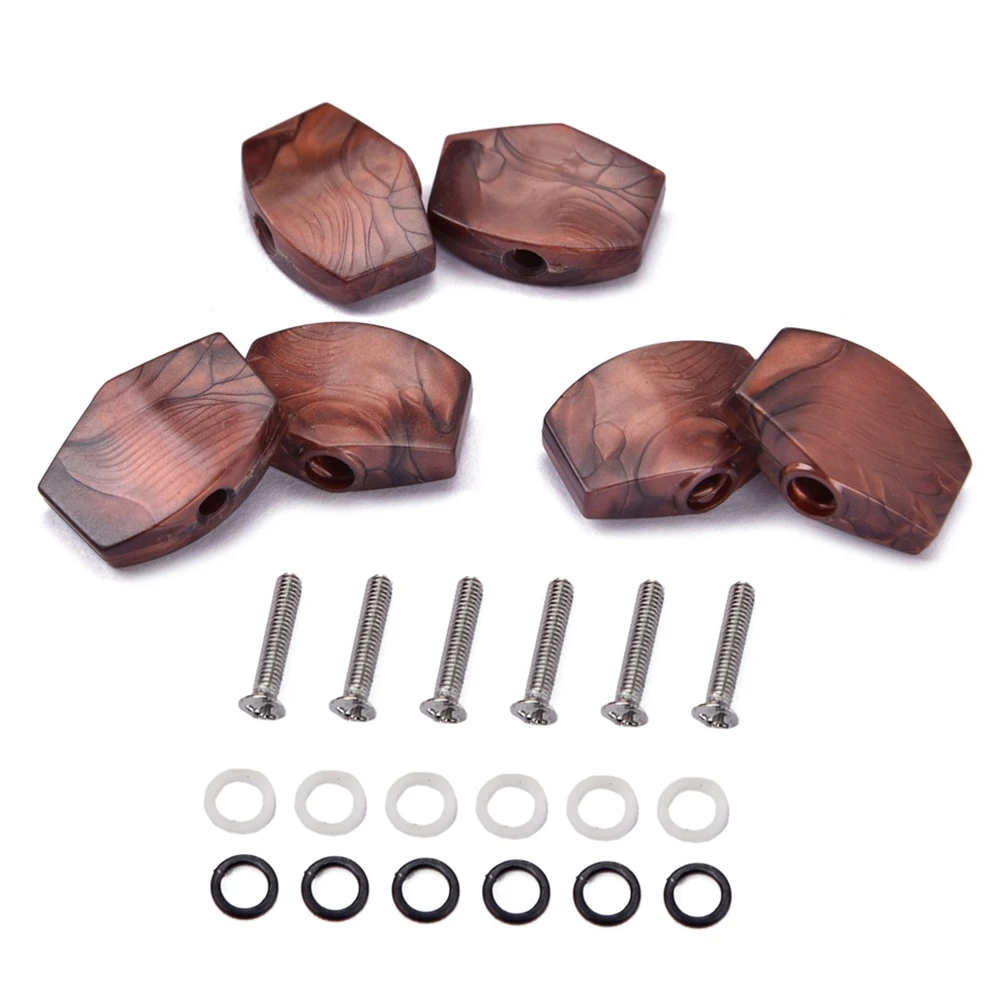 JETuning Peg Buttons, Tuning Pegs Knobs, Machine Heads, 6 Pcs Set