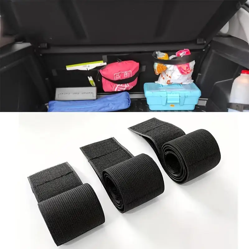 

Car Trunk Organizer Black Magic Tapes Car Accessries Fixing Belt Storage Bag Tapes Fixed Auto Interior Storage and Organization