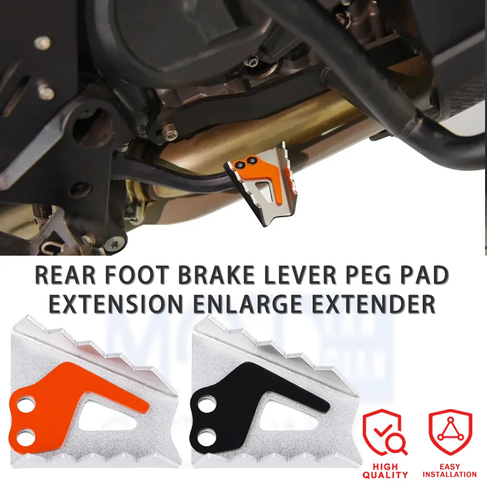 

Rear Foot Brake Lever Peg Pad Extension Enlarge Extender For 790 890 950 990 1050 1090 1190 Adventure 1290 SUPER ADVENTURE R S T