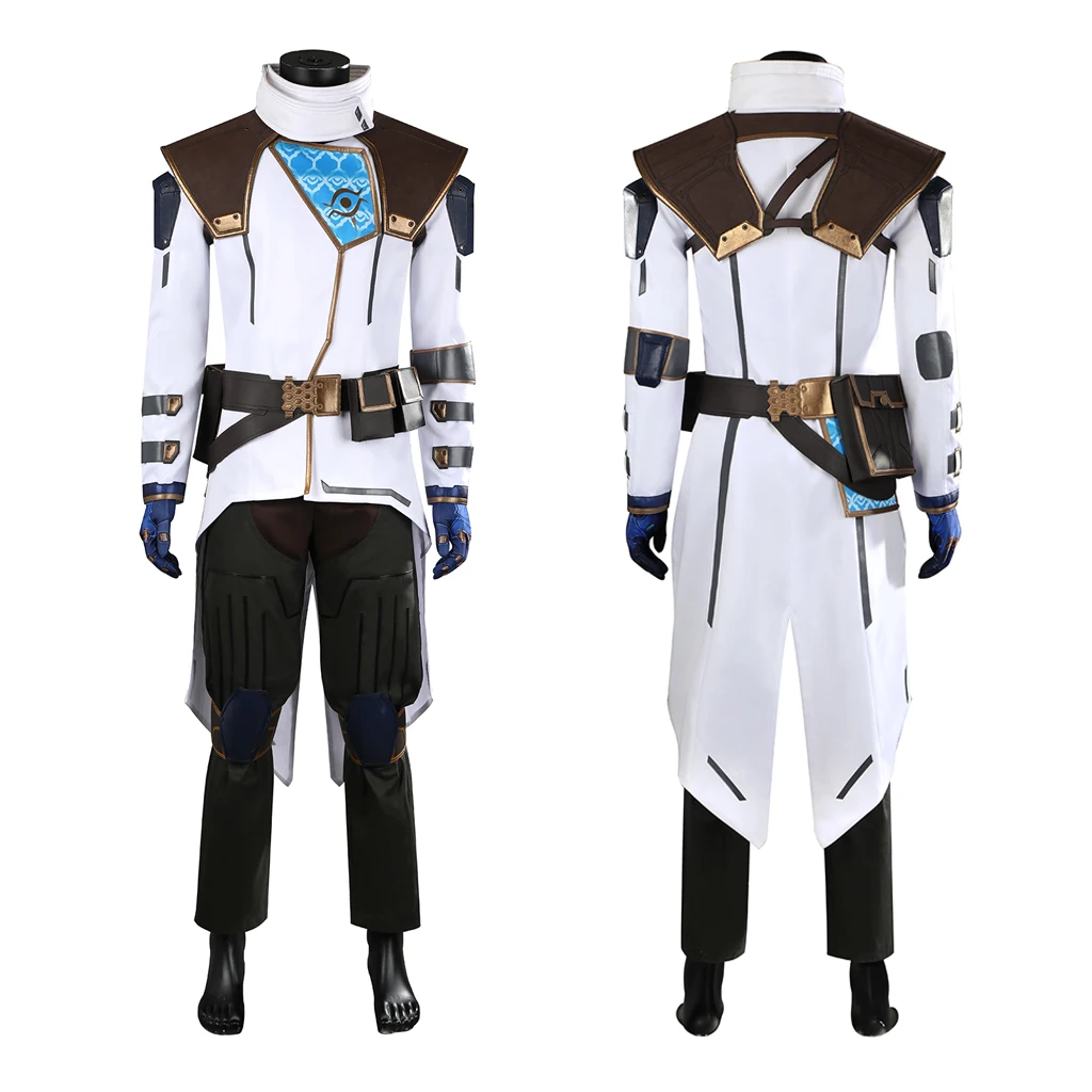 Game Valorant Cypher Cosplay Costume Cypher Costume Full Set with Hat Shoes Male Halloween Carnival Party Outfits Custom Made