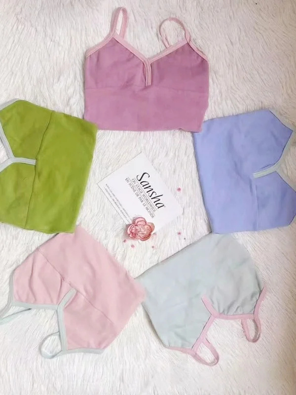 بدلة باليه للأطفال من سانشا، زي تدريب للعارضات الإناث، ملابس امتحانات، زي جمباز بحمالات، ملابس باليه قطنية