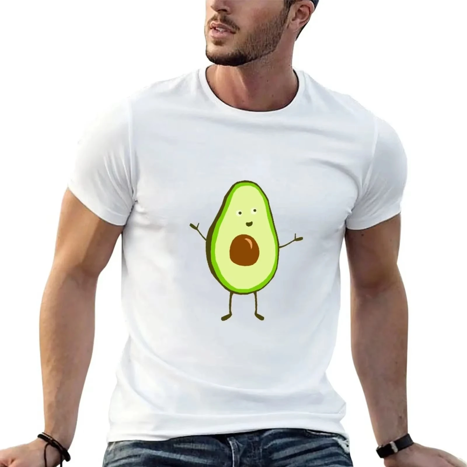 2026 Summer New Mr Avocado T-Shirt Customs Design Your Own Shirts Graphic Man T Shirt Shirts Men Graphic