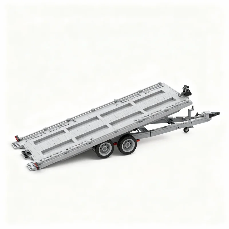 

726PCS MOC City Champions Super Car Transport Trailer Landrover Size Model Technology DIY Assembly Building Blocks Display Gift