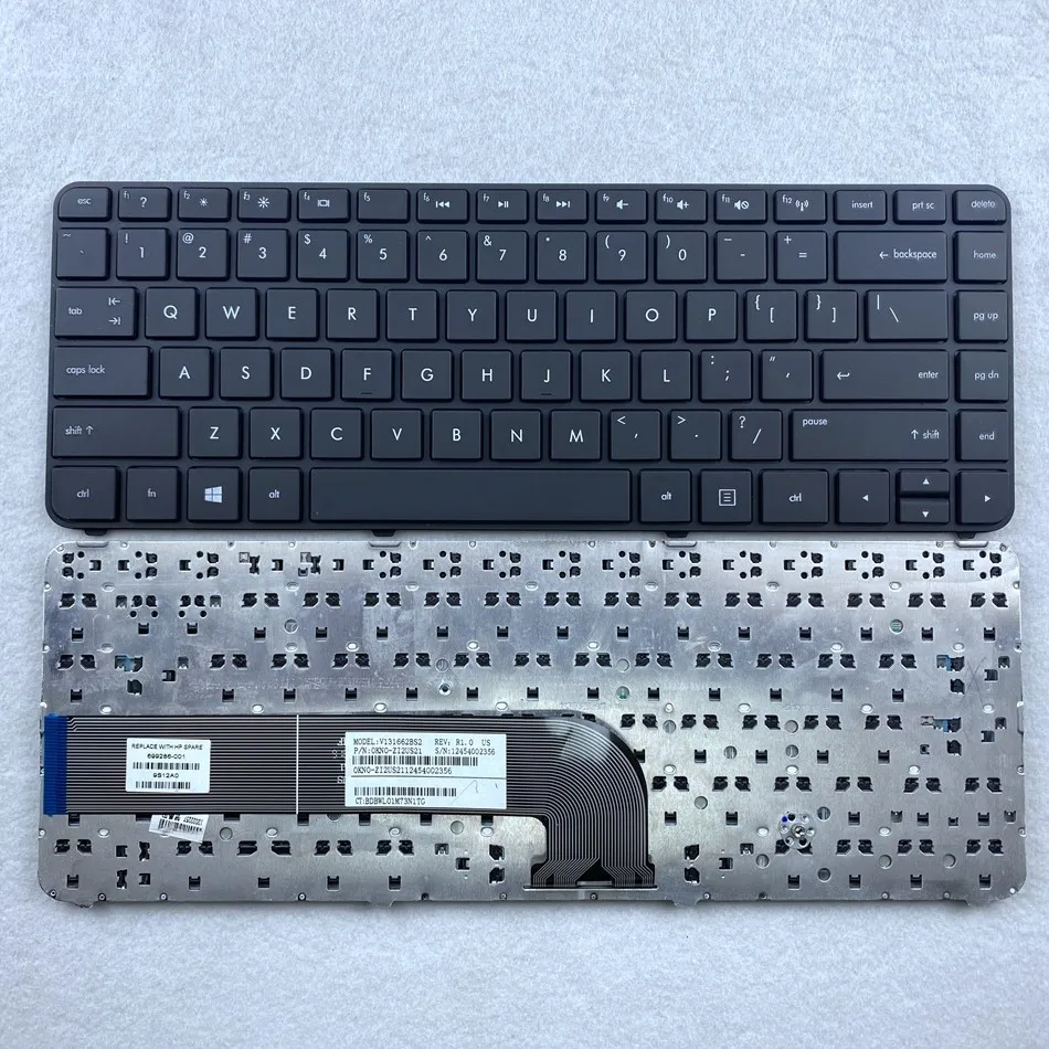 US Laptop Keyboard for HP Pavilion DV4-5000 DV4-5100 DV4-5200 DV4-5300 DV4-5A00 DV4-5B00 DV4T-5200 DV4T-5300 US Layout