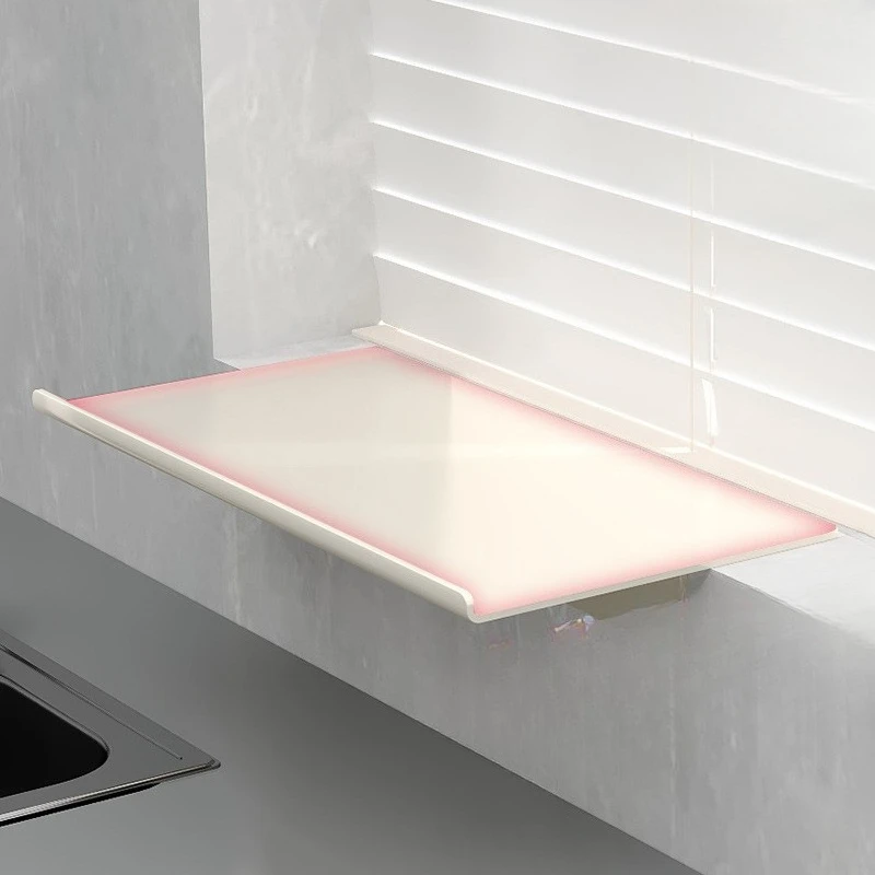 Heavy Duty Magnetic Sill Shelf, No Drill Kitchen Counter Widener, Rustproof Mildew Free Extender, Water Tank Catch Tray