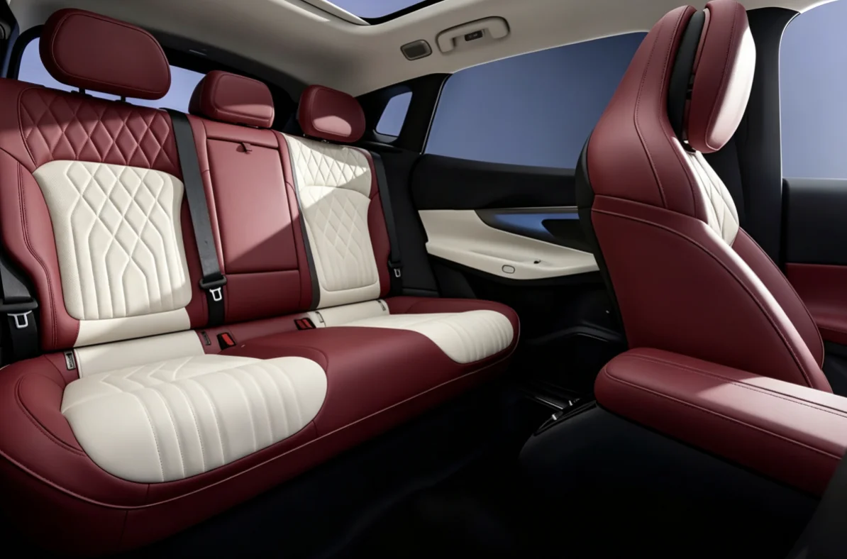 Für Lynk & Co 08 2023~2025 Maßgefertigte Autositzbezüge Luxuriöses Nappaleder 100% Passgenau Innenraumzubehör 360 ° Vollständige Abdeckung – Detail 10
