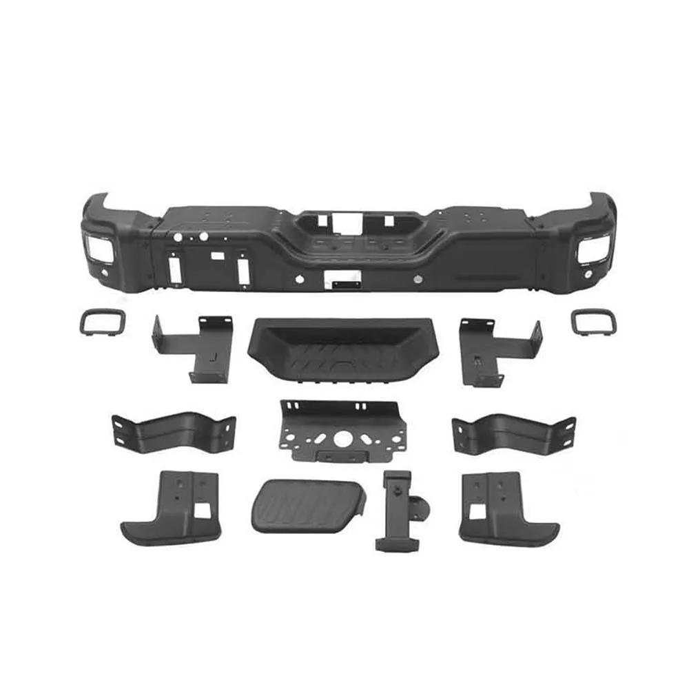 

For GWM Tank 300 New Upgrade to Cavalry Body Kit Front+Rear Protection Bumper Grille Spare Cover Conversion Steel Parts