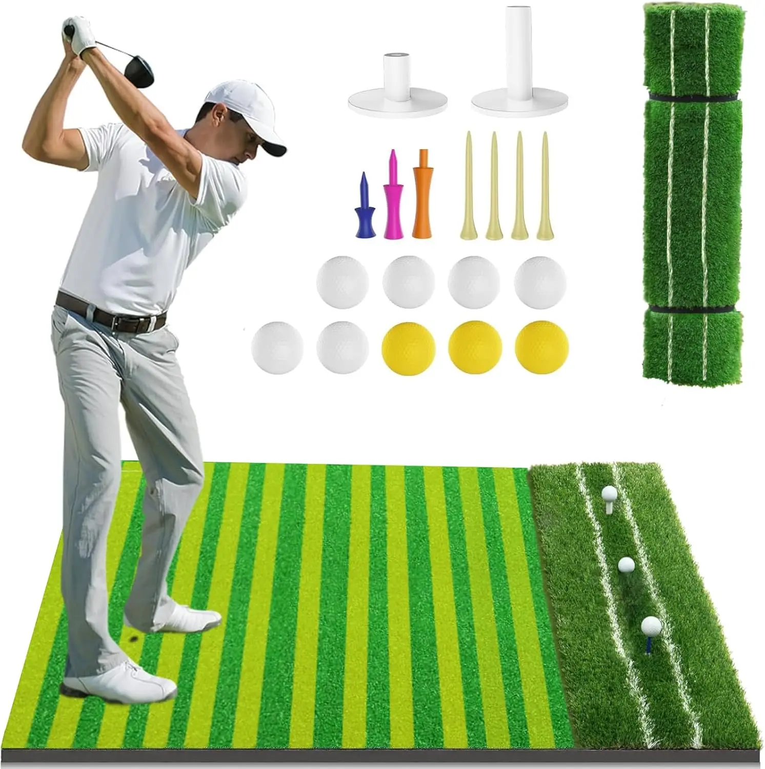 

2026 Indoor/Outdoor Golf Putting Mat For Practice Training Aid Equipment For Golf Coursepromote Sales