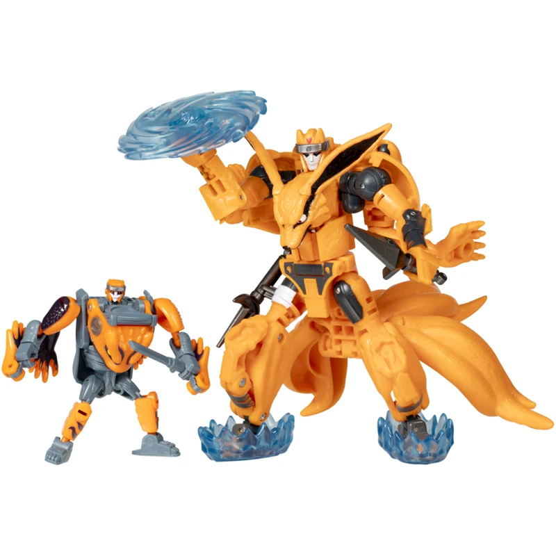 Hasbro Transformers Collaborative NARUTO SHIPPUDEN X Transformers Kurama i Gamakichi Nowe figurki akcji