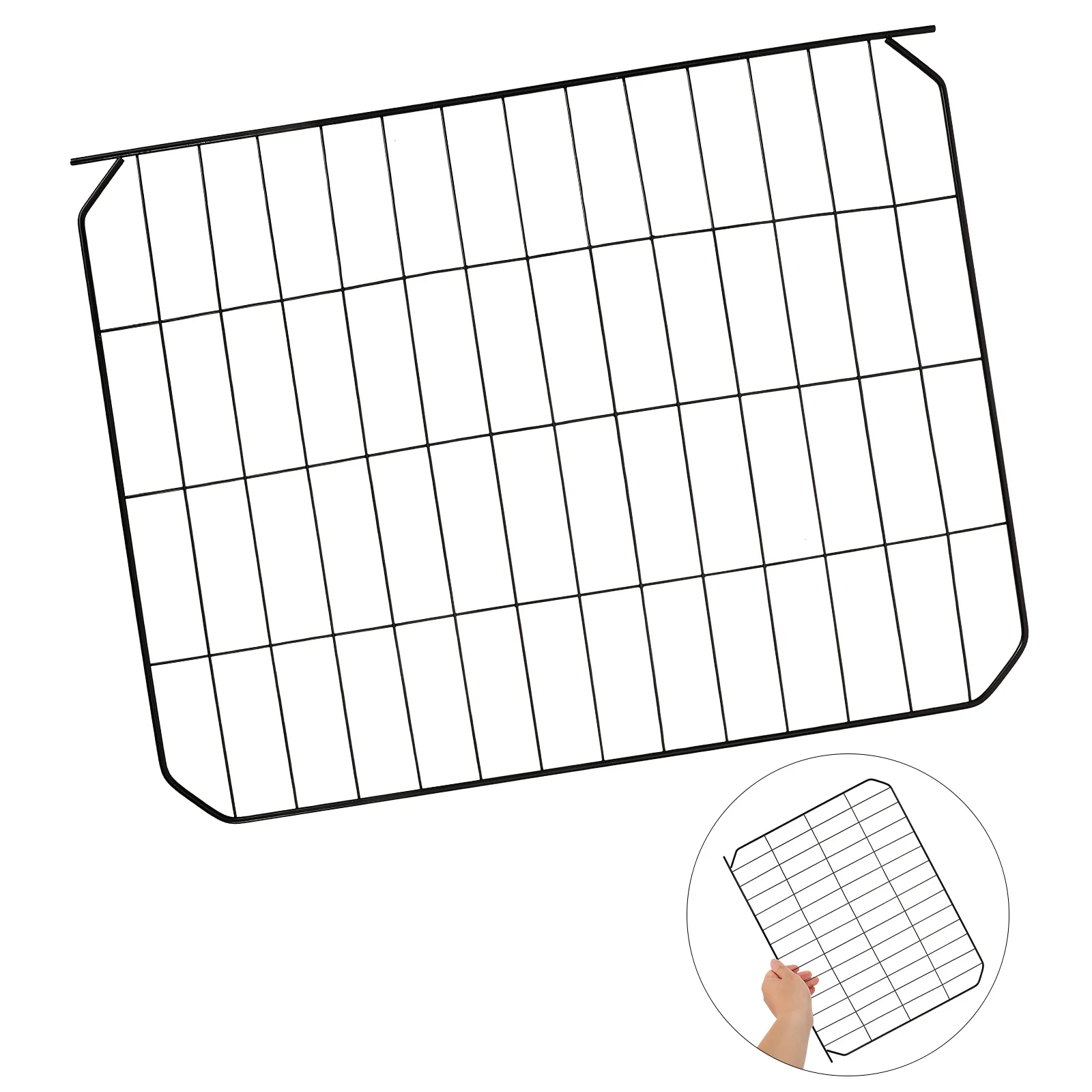 

Sturdy Wire Grid Door For Pet Cage Durable Metal Playpen Fence Install Cat Puppy Cage Accessory Multi Directional
