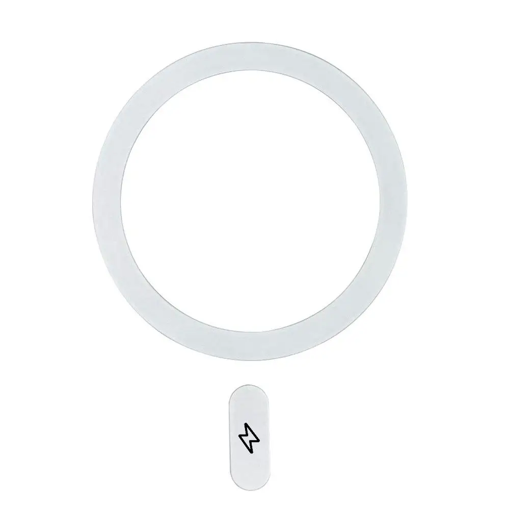 Металлический магнитный магнит для MagSafe для iPhone 15, 14, 13, Pro Max, магнитная наклейка для беспроводной зарядки, автомобильный держатель, магнитный R4F5
