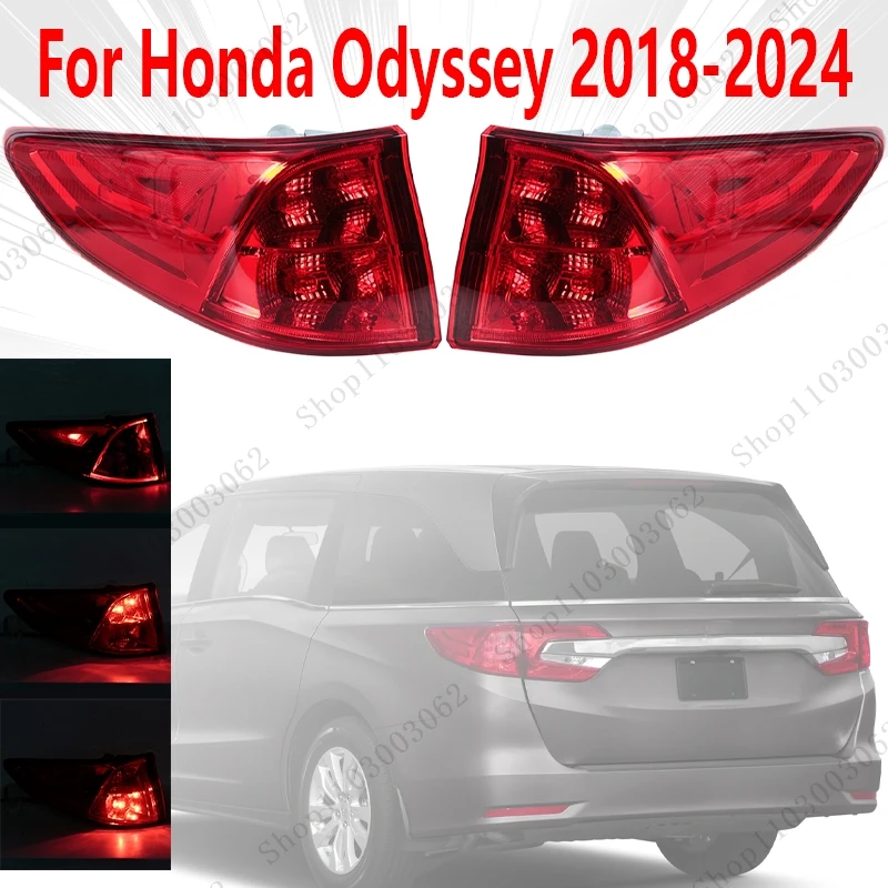 For Honda Odyssey 2018-2024 Automobile Accessories External Tail Light Assembly Turn Signal Brake Light 33550THRA01 33500THRA01