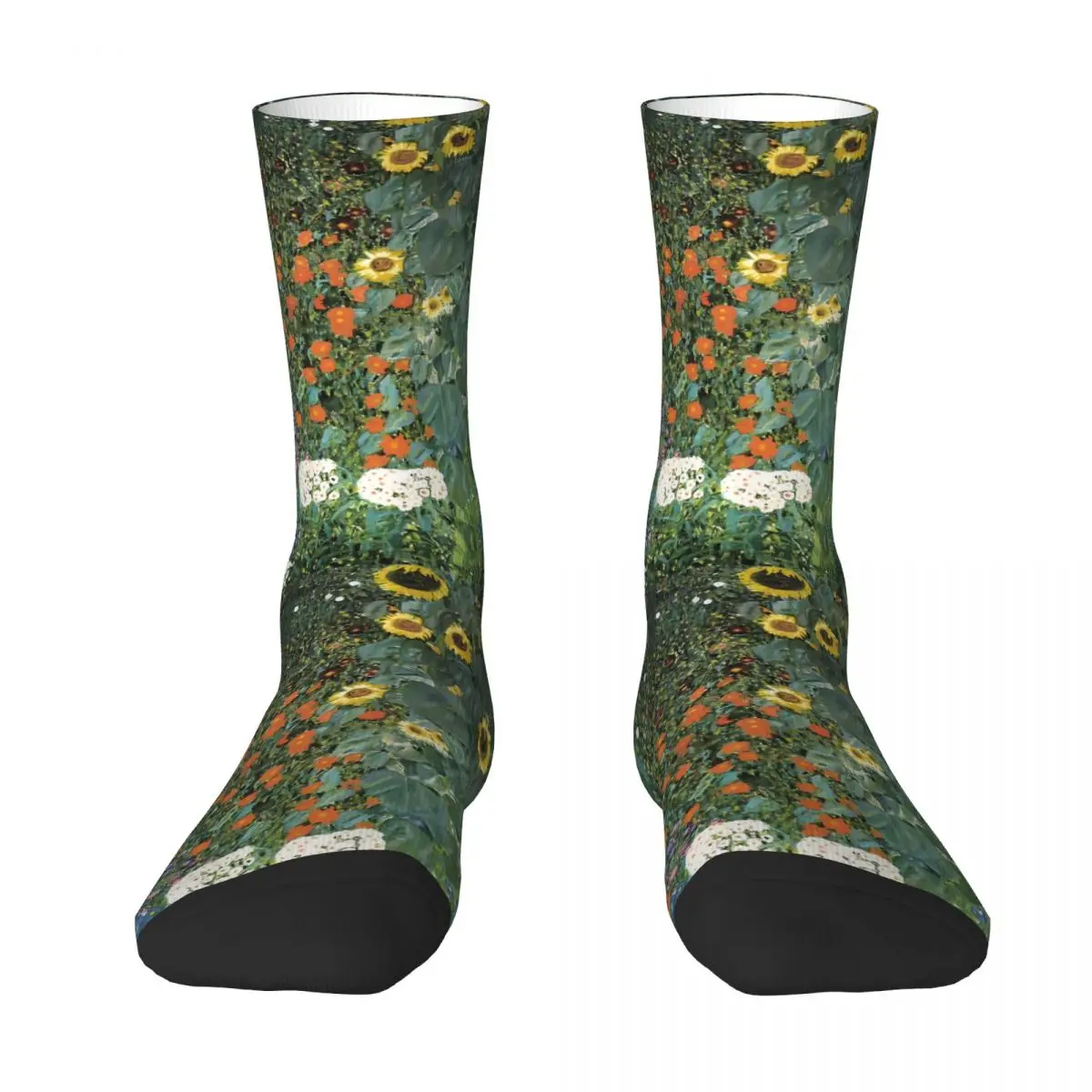 The Sunflower Gustav Klimt Patting Art Socks Shopping 3D Print Boy Girls Mid-calf Sock