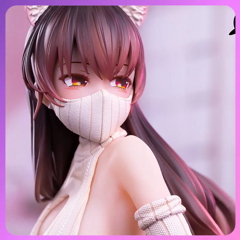 

Коллекционная фигурка Super Nova Anime в масштабе 1/6: Красивая девушка с кошачьими ушками в вязаном свитере – декор для дома для взрослых фанатов аниме