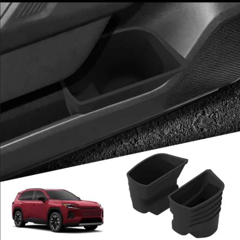 Fit For Toyota RAV4 XA60 2026-2027 Silicone put Veranda car door storage box front door storage bin accessories