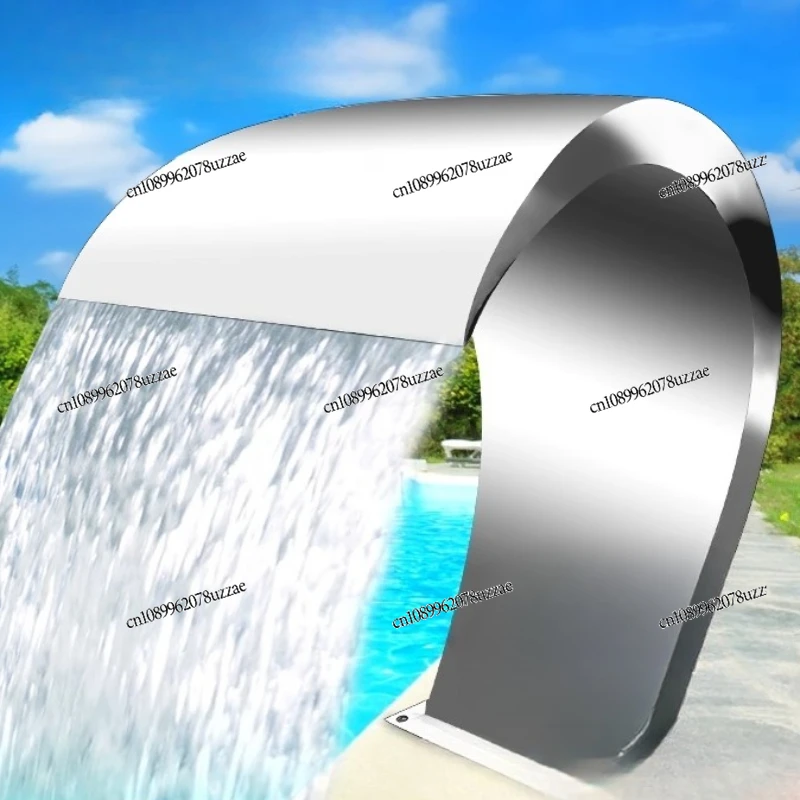 

Pool Arc Hook Type Spray Curtain Nozzle Back Spray 304 Stainless Steel Waterfall Bath Spa Water Curtain