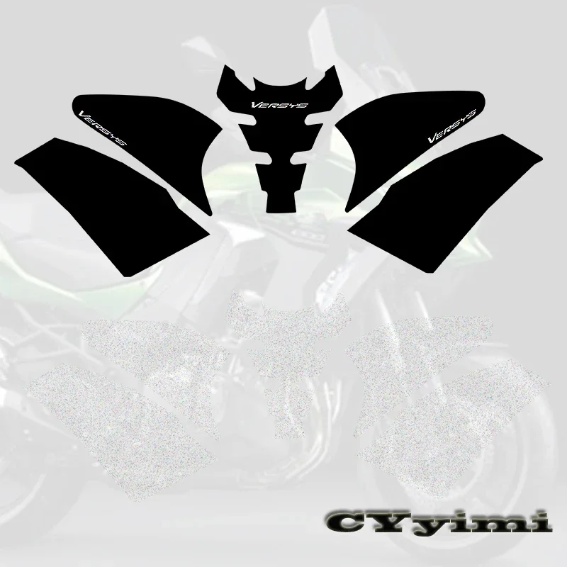 

For Kawasaki Versys 1000 Three-dimensional Protective Sticker Decal Tank Pad Protector Decal