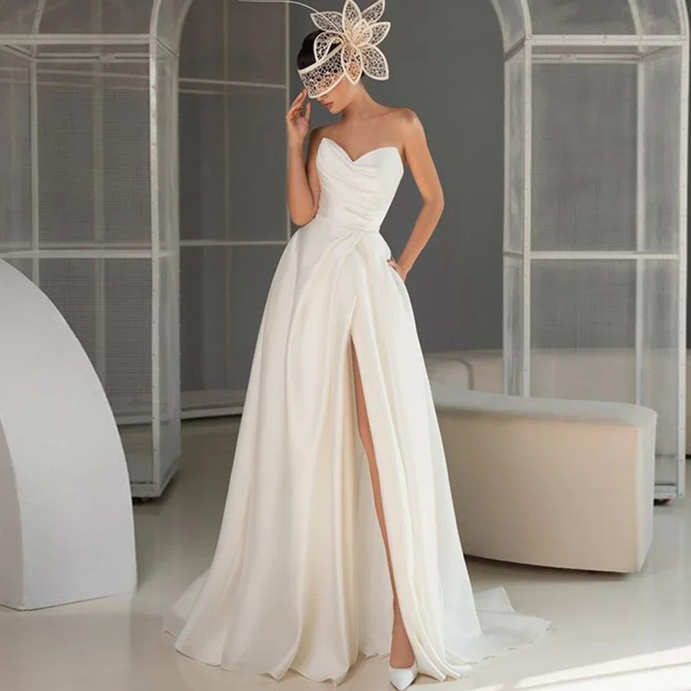 

Bride Dresses Wedding 2025 Women's Dress for Woman Robe Customized Weddding Brides Party Evening Womens Elegant Prom |-f-|