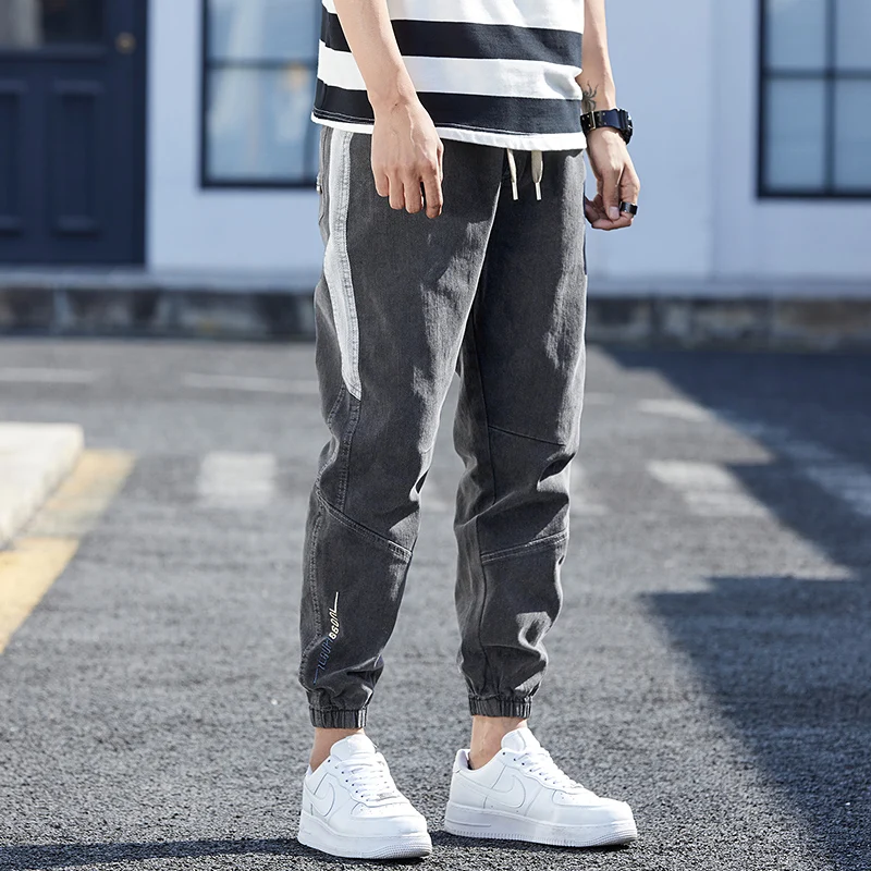 Mode confort unisexe pantalon en jean droit nouveau classique jean moulant décontracté mode printemps automne hommes coupe ajustée pantalon Streetwear