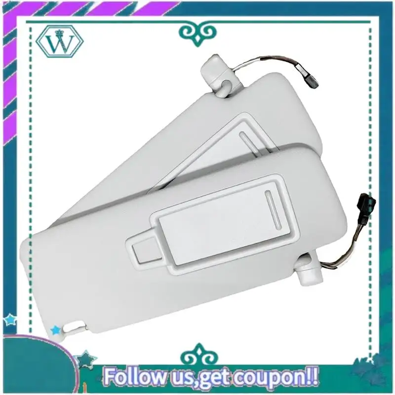 

AA92-Front Left+Right Inner Sun Visor With Mirror For VW Golf 7 Sportsvan Jetta MK7 T-Cross Passat B8 CC T-Roc 5GG857551/2 Parts