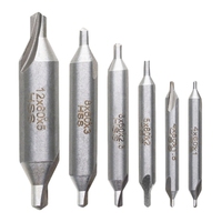 Profession Lathe Mill Center Drill Bits Countersink Tool For Centering And Chamfering Deburring 6 Sizes From 1mm To 5mm